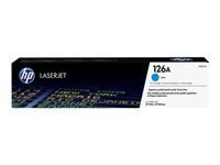 HP 126A original LaserJet Toner cartridge CE311A cyan standard capacity 1.000 pages 1-pack