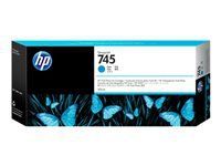 HP 745 original Ink cartridge F9K03A Cyan 300 ml