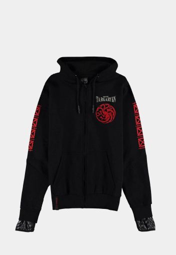 Суичър DIFUZED GOT - House Of The Dragon - Men&#039;s Hero Item Zipper, S