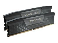 CORSAIR VENGEANCE 32GB 2x16GB DDR5 6000MT/s DIMM Unbuffered 30-36-36-76 Std PMIC XMP 3.0 Black Heatspreader Black PCB 1.4V