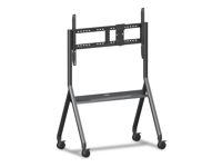 VIEWSONIC VB-STND-009 Trolley Stand Height Adjustable Trolley Cart for 65inch-105inch Display up to 120Kg VESA