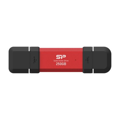 Външен SSD Silicon Power DS72 Red - 250GB