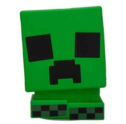 Лампа Paladone: Minecraft - Creeper SquishyGlo Silicone Light Rechargeable, PP14710MCF
