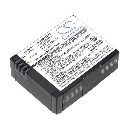 Батерия за камера GO PRO Hero 3; HERO 3 Plus  AHDBT-201  3,7V 950mAh LIIon Cameron Sino