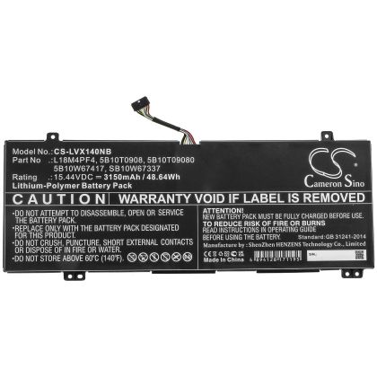 Батерия за лаптоп LENOVO L18M4PF4 Xiaoxin Air 14 2019, Ideapad S540-14IWL 15,44V 3150mAh CAMERON SINO