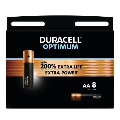 Алкална батерия DURACELL OPTIMUM LR6 /8 бр. в блистер/ 1.5V