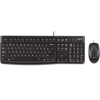 Kомплект клавиатура с мишка Logitech MK120 US-Layout - Черна