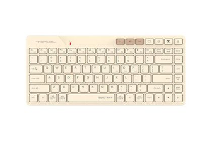 A4tech FBK26C AS Cafe Latte Fstyler безжичнa мини тиха клавиатура, Multi-mode, кирилизирана