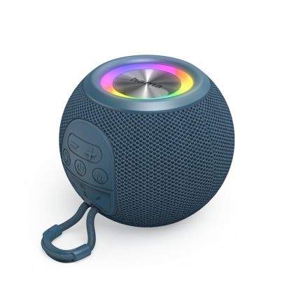 HAMA Блутут колонка "Ball Shape Speaker", 5 светлинни режима, 5W, синя