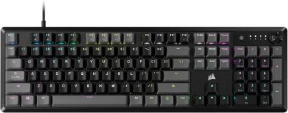 Геймърска механична клавиатура CORSAIR K70 Core RGB Corsair Linear Red Switch - Carbon Gray