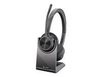 HP Poly Voyager 4320 USB-C Headset +BT700 dongle +Charging Stand
