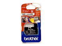BROTHER MK231BZ tape cassette 12mmx8m black on white none laminate for P-touch 60 65 75 80 85 110
