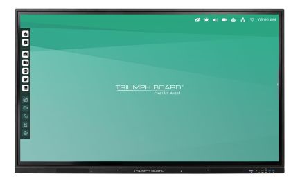 Интерактивен мулти-тъч дисплей TRIUMPH BOARD 75" IFP, Черен панел, Android 14