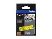 BROTHER FLe-6511 Black on White Flag Tape for Brother P-touch D800W P900W P950NW
