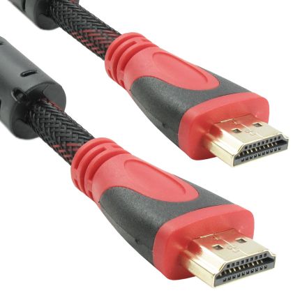 Кабел DeTech HDMI - HDMI M/М, 1.3m, С оплетка и ферит -18018