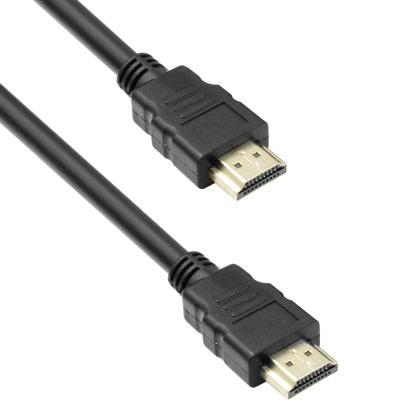 Кабел, DeTech, HDMI - HDMI M/М, 1.3m, Без ферит, Черен 