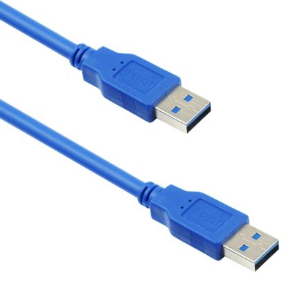 Кабел DeTech USB M / USB M 3.0 3m, Син 