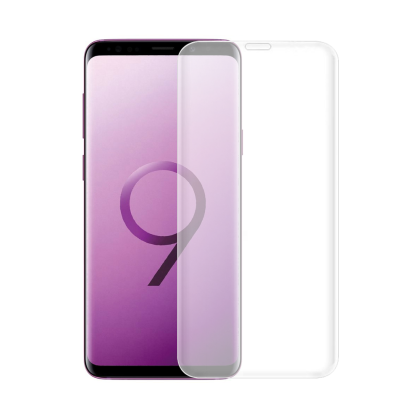 Стъклен протектор за целия екран, , За Samsung Galaxy S9 Plus, 0.3mm, Бял 