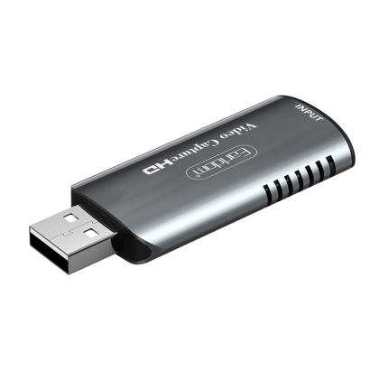 Външна Capture карта Earldom ET-W16, USB, HDMI, Full HD, Сив 