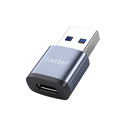 Прех
одник Earldom ET-OT61, Type-C F към USB 3.0, Сив 