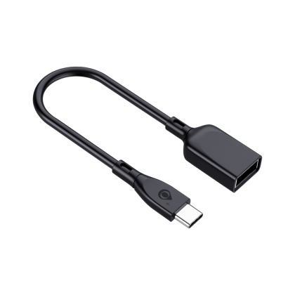 Прех
одник One Plus NB1233, USB F към Type-C, OTG, 0.15m, Черен 