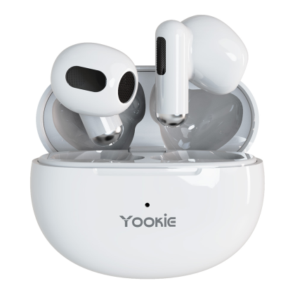 Bluetooth слушалки Yookie GM09, Бял – 20608