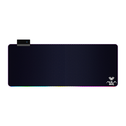 Геймърска подложка за мишка Aula F-X5, RGB подсветка, 800x300, Черен 