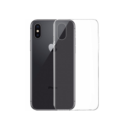 Силиконов гръб , За Apple iPhone X, Slim, Прозрачен 