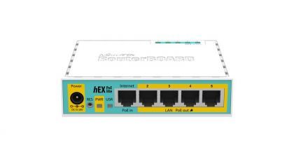 hEX PoE Lite - RB750UPr2