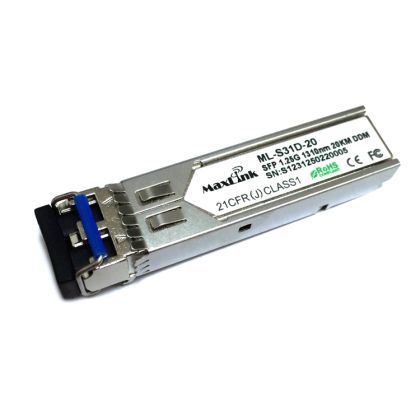 ML-S31D-20 - 20km, 2x LC, 1.25G SFP optical module, SM, 1310nm, DDM -MaxLink