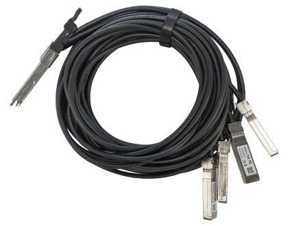 Q+BC0003-S+ MikroTik 40 Gbps QSFP+ break-out cable to 4x10G SFP+