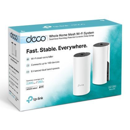 Deco M4 - AC1200 Gigabit Mesh Wi-Fi система за целия дом