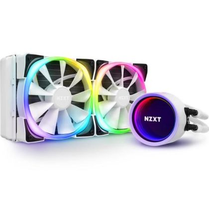 Охладител за процесор NZXT Kraken X53 RGB (240mm), AMD/Intel, Бял