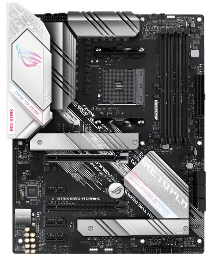 Дънна платка ASUS ROG STRIX B550-A GAMING socket AM4, 4xDDR4, Aura Sync, PCIe 4.0, Dual M.2, 2.5GB Lan