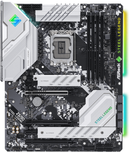 Дънна платка ASRock Z690 Steel Legend, LGA1700, ATX, Polychrome RGB