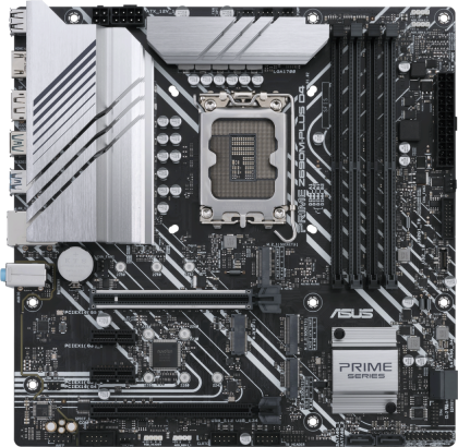 Дънна платка ASUS PRIME Z690M-PLUS D4, LGA 1700, mATX, DDR4, Aura Sync RGB