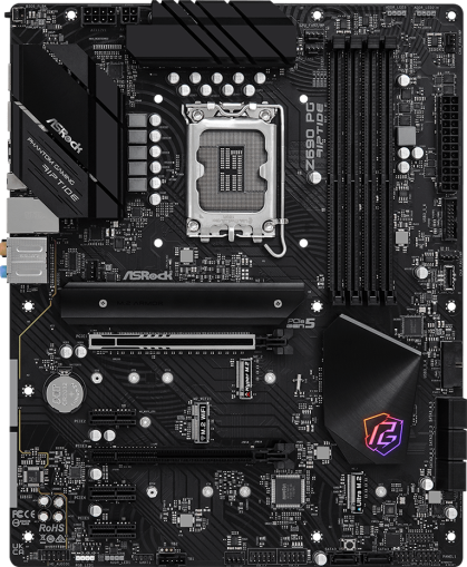 Дънна платка ASRock Z690 PG Riptide, LGA1700, ATX, Polychrome RGB