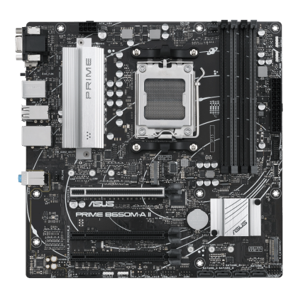 Дънна платка ASUS PRIME B650M-A II socket AM5, 4xDDR5, Aura Sync, PCIe 5.0 M.2