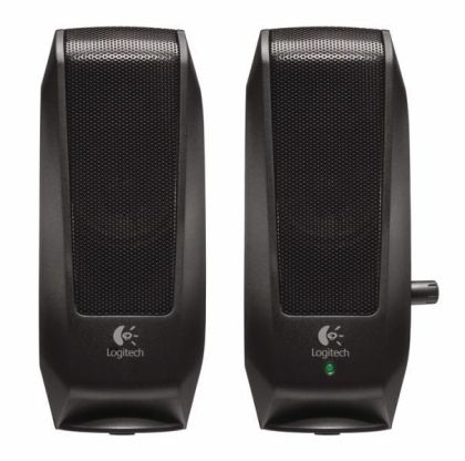 Тонколони Logitech S120, 2.0, 2.3 W, 220V, черен