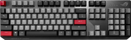 Геймърска Механична Клавиатура ASUS ROG Strix Scope PBT, CHERRY MX Red Switches, PBT Капачки