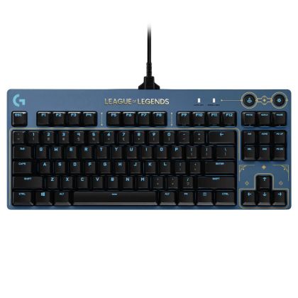 Геймърска механична клавиатура Logitech G Pro League of Legends GX Brown Tactile RGB 