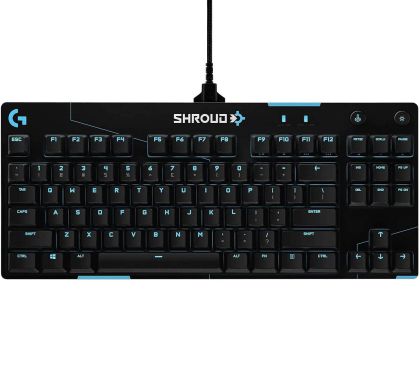 Геймърска механична клавиатура Logitech G Pro X Shroud Edition GX Red Switches