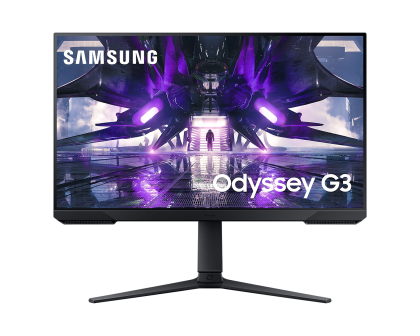 Монитор SAMSUNG Odyssey G3 27 inch, 1920x1080, VA 144Hz, 1 ms, FreeSync, DisplayPort, HDMI, Черен