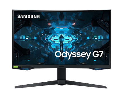 Монитор Samsung C27G75TQSPXEN 27" Odyssey G7, VA Curved, QHD 2560x1440 , 240 Hz, 1 ms, HDR600, AMD FreeSync/G-Sync