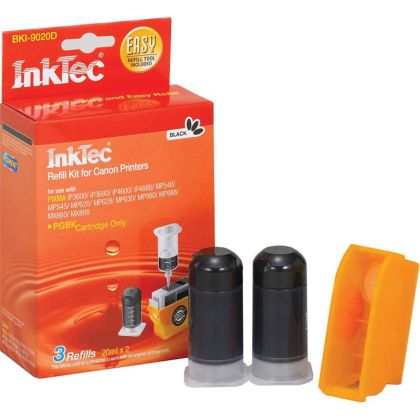 Рефил INKTEC  5025D, CANON PGI-225/425/525/725BK, Pigment, Черен