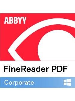 Софтуер ABBYY FineReader PDF Corporate, Single User License (ESD), Time-limited, 3y