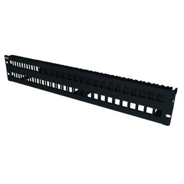 Панел 19" 2U 48XRJ45, празен