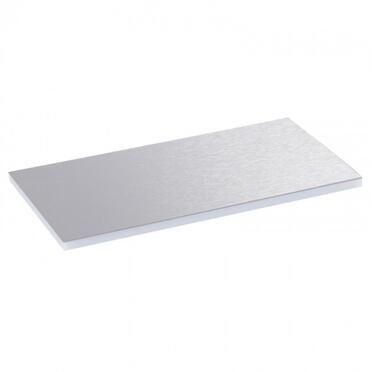 Декоративна плоча за капак на PVC подова кутия 8/12М - неръждаема стомана