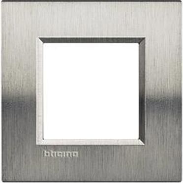 Рамка 2М Square Brushed steel (ACS)