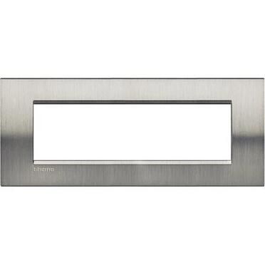 Рамка 7М Square Brushed steel (ACS)